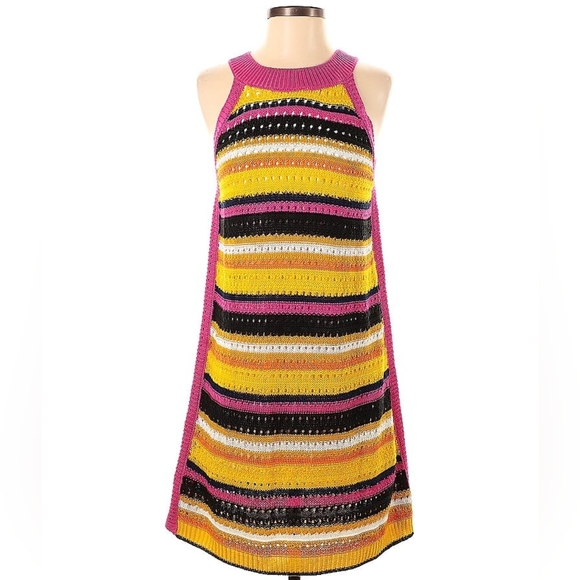 BCBGeneration Sleeveless Graphic Knit Shift Dress Size S - Picture 2 of 4